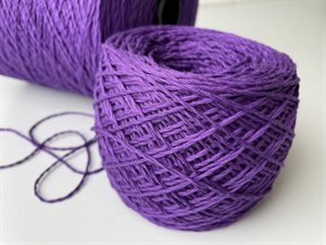 Luksus bomuldsgarn - i lækker tillandsia purple, 100 gram